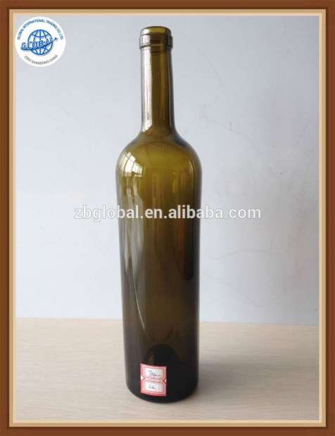 BD750-CT302 750ml bordeaux taper shape glass wine bottle