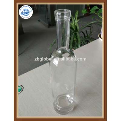 glass material and wine use absolute vodka bottle 700ml 500ml glass whisky bottle