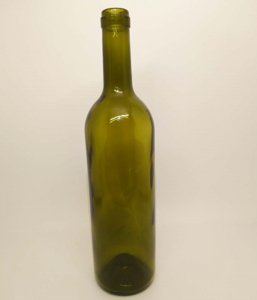 750 ml bordeaux taper glass wine bottle