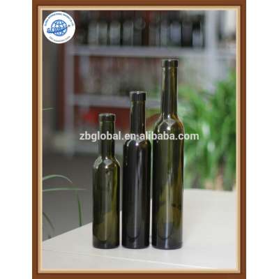 dark green glass wine bottle ice wine glass bottle 375ml 200ml