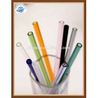 wholesale wine accessories new products 2016 colors glass straws for Amazon