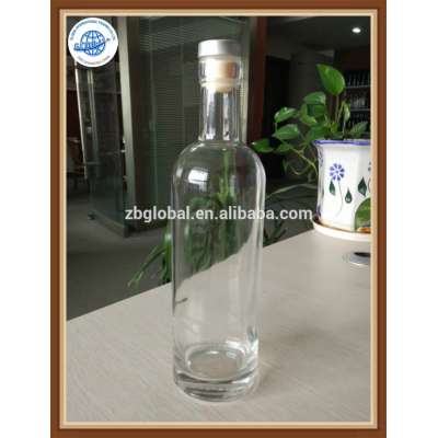 500ml,700ml Vodka Wine Glass Bottles Cork Cap