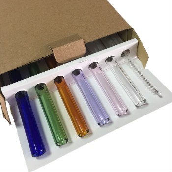 Glass straw drinking colored straws wholesale