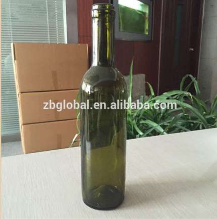 750ml cork type glass wine bottle