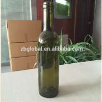 750ml cork type glass wine bottle