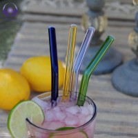 Manufacturer professional manufacturing straight and pyrex glass drinking straws reusable